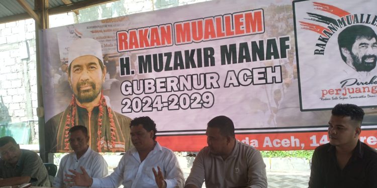Rakan Mualem Dukung Muzakir Manaf Cagub Aceh