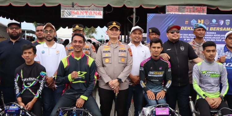 Polisi Amankan Final Zed Drag Bike 2025 di Pidie Jaya