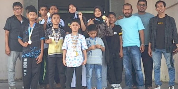 Dojo KKI Disdikbud Banda Aceh berhasil Raih 11 Medali di Even Karate di Tamiang