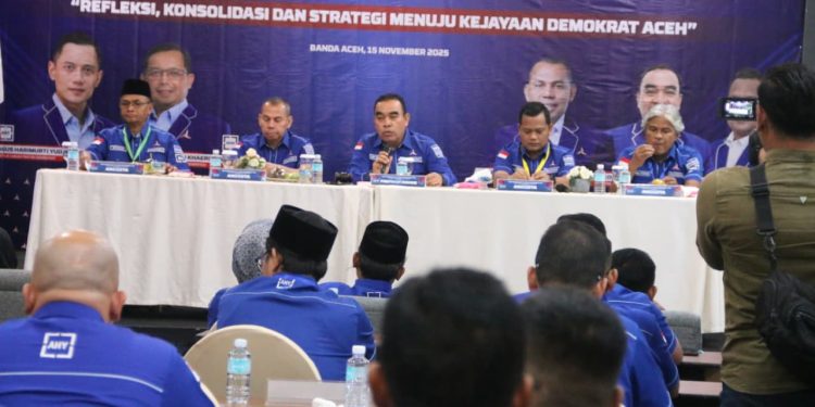 Demokrat Aceh Teguhkan Semangat Kebersamaan Lewat Konsolidasi