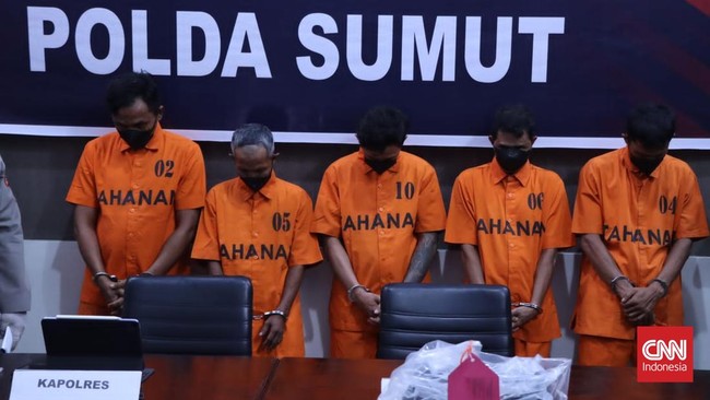 5 Tersangka Pembunuh Mahasiswa Asal Simeulue di Masjid Sibolga Ditangkap