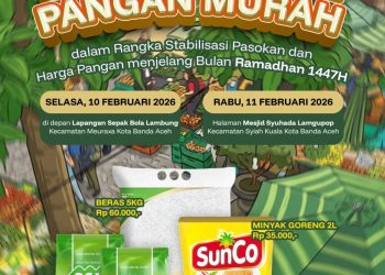 Pemko Banda Aceh Gelar Pangan Murah Selama Dua Hari