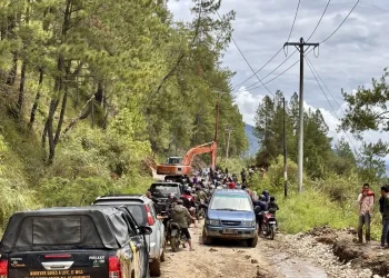 Longsor, Jalan Poros di Aceh Tengah dalam Tahap Pembersihan