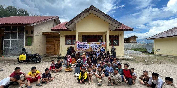 Korhudas Peusangan X Kokowagayo Turunkan Tim Psikososial dan Rekreasional di Aceh Tengah