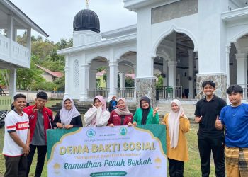 Sambut Ramadhan, DEMA STIS Al-Aziziyah Sabang Gelar Bakti Sosial Bersihkan Sejumlah Masjid