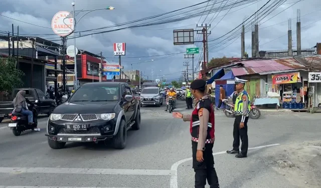 Polres Aceh Barat Intensifkan Strong Point Sore Ramadan