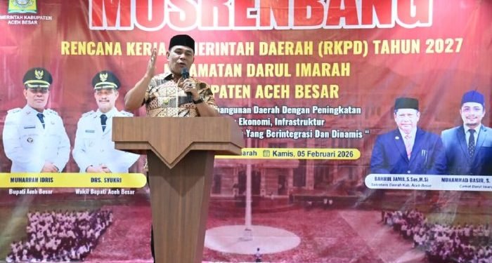 Bupati Buka Musrenbang Perdana RKPD 2027 Tingkat Kecamatan di Darul Imarah
