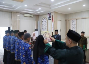 Kakanwil Kemenag Aceh Lantik dan Berikan Tugas Tambahan Kepala Madrasah