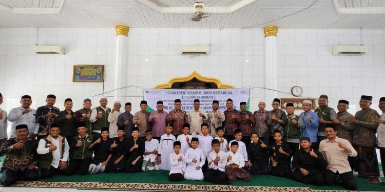 Di Bireuen dan Aceh Utara, Kakanwil Azhari Tutup Pesan Teraman