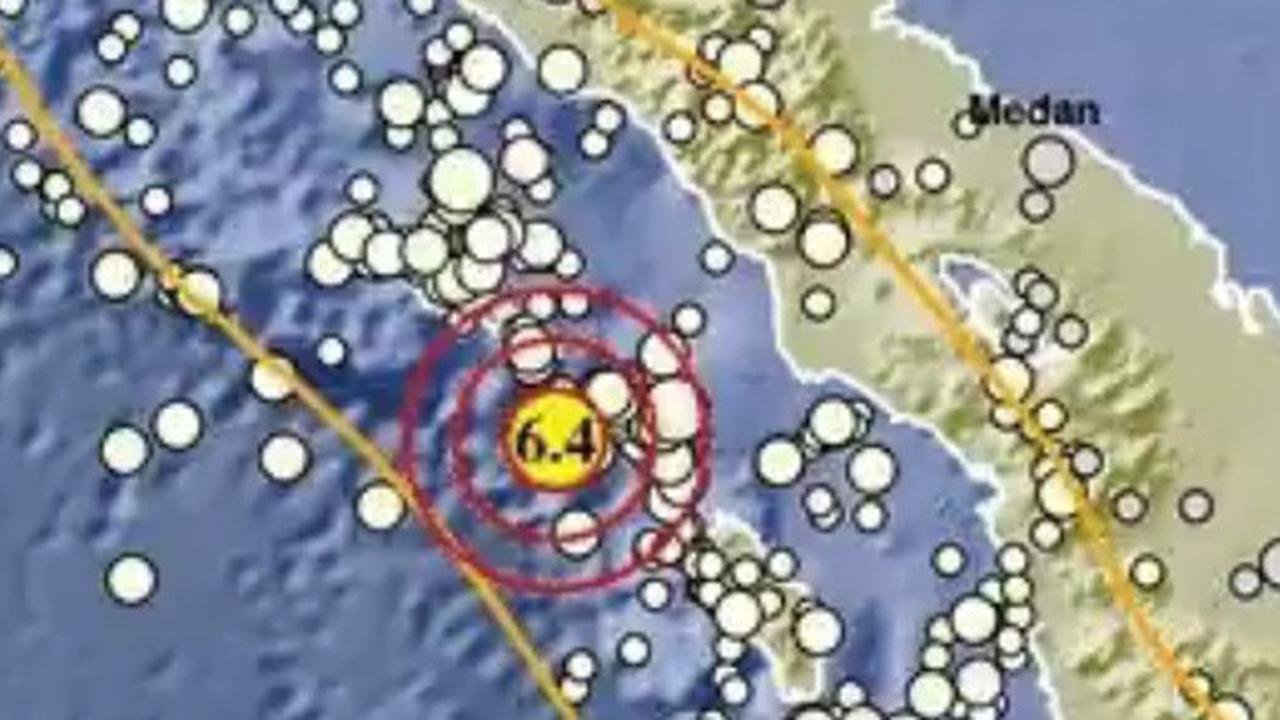 Gempa Magnitudo 6,4 Guncang Sinabang