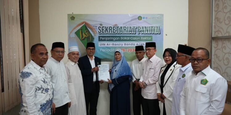 Mujiburrahman Kembali Mendaftar sebagai Calon Rektor UIN Ar-Raniry 2026–2030