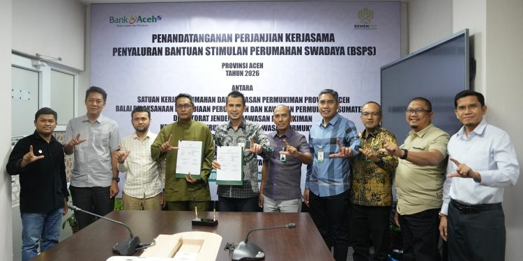 Bank Aceh Kembali Dipercaya sebagai Bank Penyalur Bantuan Stimulan Perumahan Swadaya Program BSPS  2026