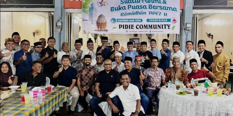 Pidie Community Gelar Buka Puasa Bersama dan Santunan Anak Yatim