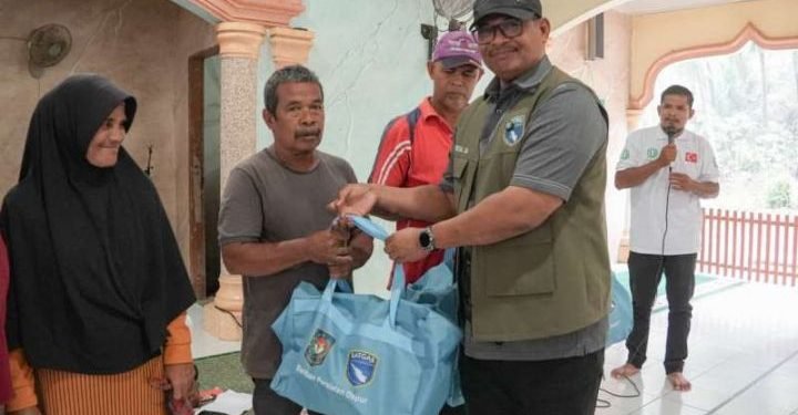 Satgaswil PRR Aceh Serahkan Bantuan kepada 600 KK Terdampak Bencana