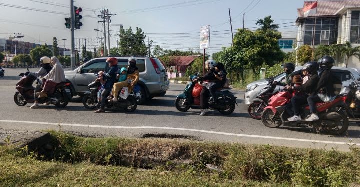 Mudik Lebaran, Jalur Banda Aceh–Medan Disesaki Pemudik Sejak Sahur