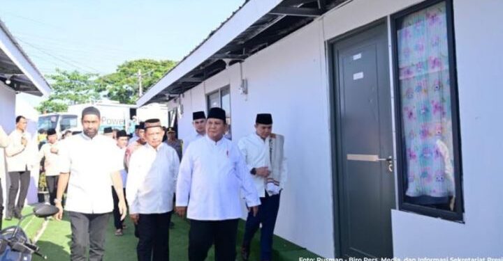 Krak, Prabowo Pastikan Pemulihan Pascabencana 100 Persen