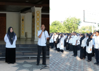 Sekretariat DPRA Gelar Apel Perdana dan Halal Bihalal