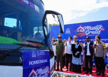 Mualem Lepas Ribuan Peserta Mudik Gratis Pemerintah Aceh
