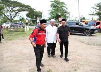 Bupati dan Wakil Buka Puasa Bersama Anak Yatim dan Relawan Kebencanaan di Pos Damkar