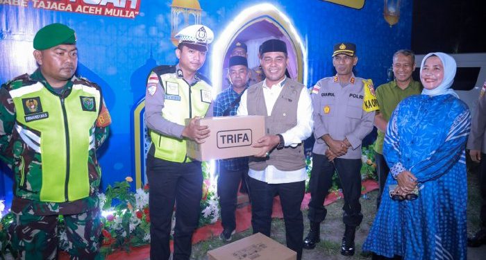 Bupati Aceh Besar Tinjau Pospam Lhoknga, Pastikan Mudik Lebaran Aman dan Lancar