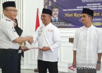 4.840 Warga Binaan di Aceh Terima Remisi Idul Fitri