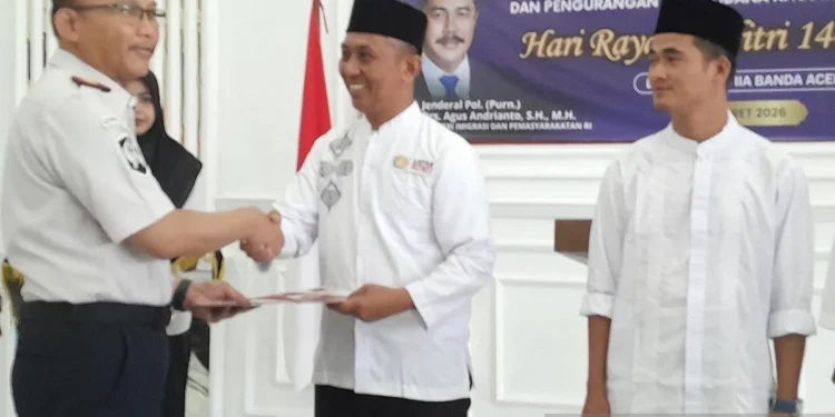 4.840 Warga Binaan di Aceh Terima Remisi Idul Fitri