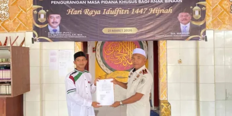 Seorang Warga Binaan Rutan Banda Aceh Bebas Usai dapat Remisi