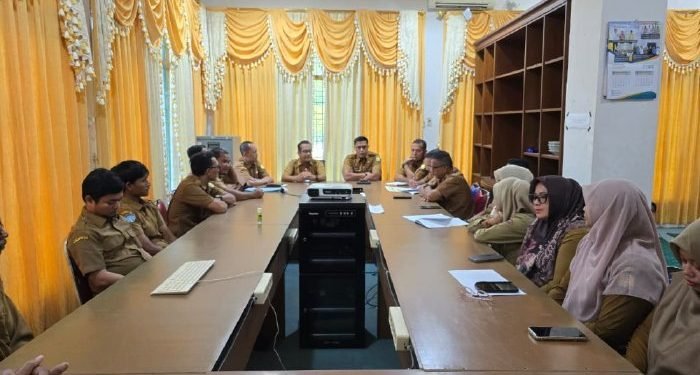 Ditunjuk Plt Kominfo, Muhajir Langsung Silaturahmi dengan ASN Kominfo Aceh Besar
