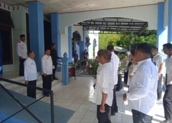 Wabup Aceh Besar Apresiasi Disiplin ASN Hari Pertama Kerja