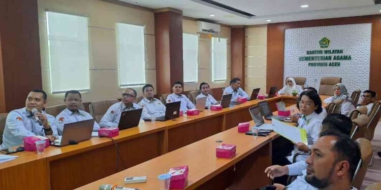 Tim BMN Kanwil Kemenag Aceh Gelar Sosialisasi Penatausahaan Persediaan