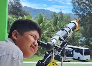 Belajar Ilmu Falak, Ratusan Siswa MIN 8 Banda Aceh Kunjungi Observatorium Tgk Chik Kuta Karang