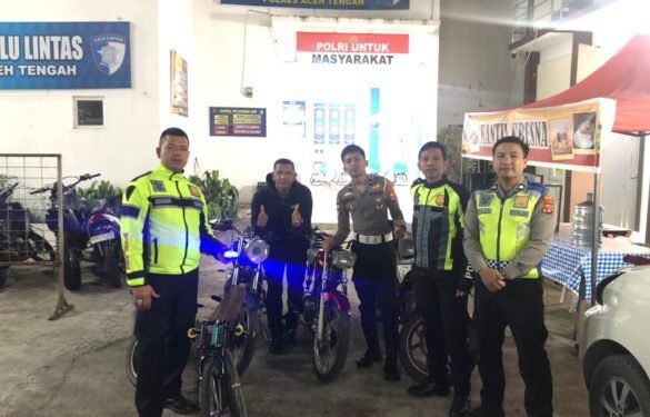 Satlantas Polres Aceh Tengah Bubarkan Aksi Balap Liar