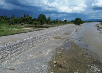 BWS Sumatera I Tuntaskan Perkuatan Tebing Sungai di Aceh Tenggara