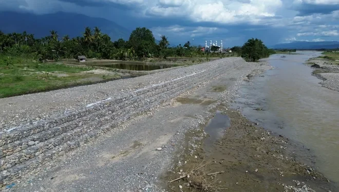 BWS Sumatera I Tuntaskan Perkuatan Tebing Sungai di Aceh Tenggara