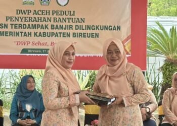 DWP Aceh Salurkan Bantuan bagi Keluarga ASN Terdampak Bencana