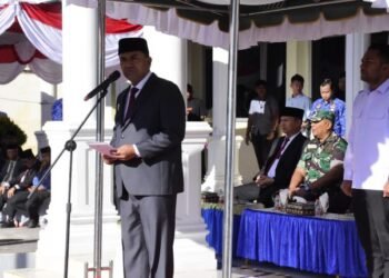 HOD ke XXX, Wabup Muchsin Pimpin Upacara di Aceh Tengah