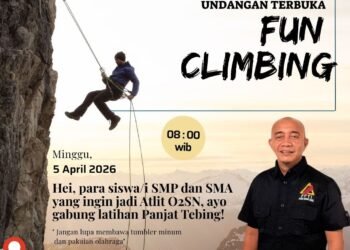 FPTI Abdya Adakan Fun Climbing untuk Pelajar, Start Mulai 5 April 2026
