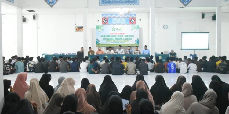 Pesantren Modern Al Zahrah Bireuen Sosialiasai Kuliah dan Study Tour ke Luar Negeri