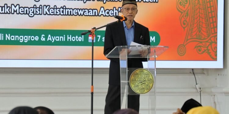 Wali Nanggroe Minta Pembangunan Aceh Pascabencana tidak Hanya Berorientasi Fisik, Tapi Juga Pemulihan Sosial dan Adat