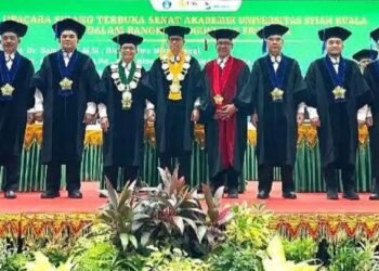 Pengukuhan Guru Besar, Ketua IGPKhI Aceh Ucapkan Selamat Kepada Dewan Pembina Organisasi