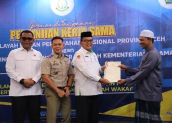 Sinergi Tiga Lembaga Percepat Sertifikasi Wakaf di Aceh, Lindungi Aset Umat dari Sengketa
