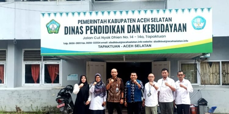 Kepala BPMP Aceh Kunjungi Disdikbud Aceh Selatan, Siap Bersinergi Terapkan Program Prioritas Pendidikan Nasional