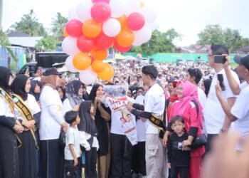 Jalan Santai HUT Abdya Dipenuhi Lautan Manusia, Rebut Puluhan Doorprize