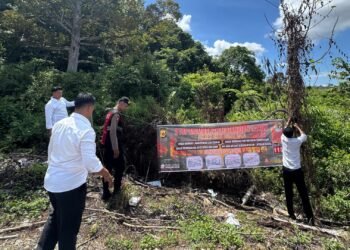Pelaku Karhutla Bisa di Pidana, Polres Abdya Ingatkan Masyarakat Tentang Bahayanya