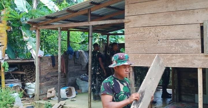 Tek Nurhabibah Bahagia Rumahnya Direhab Satgas TMMD Kodim Abdya