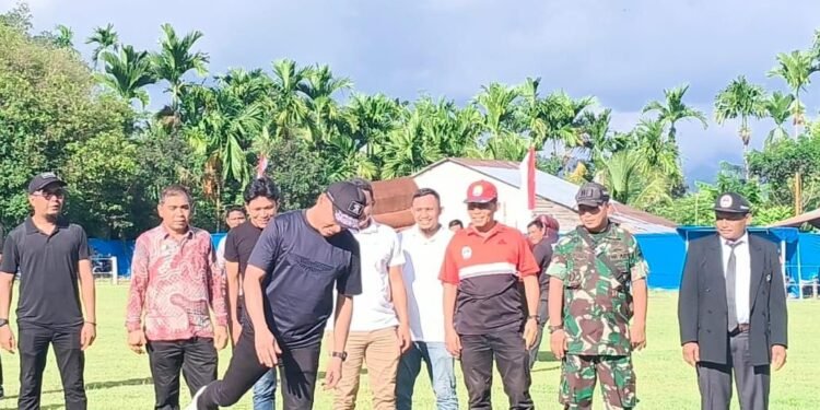 Buka Turnamen Sepak Bola Pemuda Cup I Lhung Tarok, Bupati Abdya Ingatkan Pemain Main Sportif