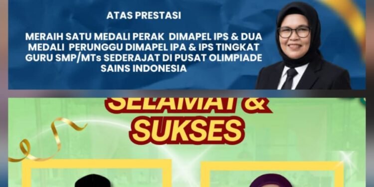 Krak, 5 Guru Al Zahrah Borong Medali di Olimpiade Sains Indonesia