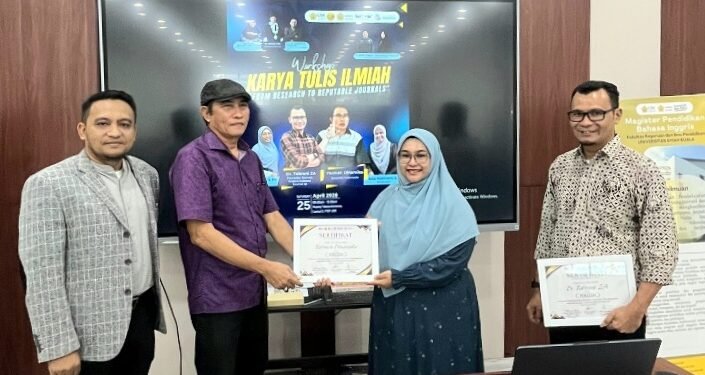 Prodi MPBEN FKIP USK Gelar Workshop Karya Tulis Ilmiah