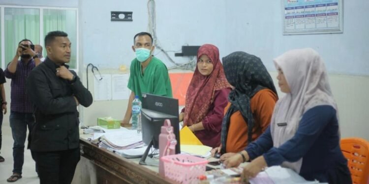 Sidak RSUD-TP Abdya, Bupati Dr. Safaruddin Minta Satpam Jaga Waktu Besuk Pasien