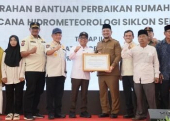 Satgas PRR Serahkan Bantuan di Aceh Tamiang Percepat Rekonstruksi